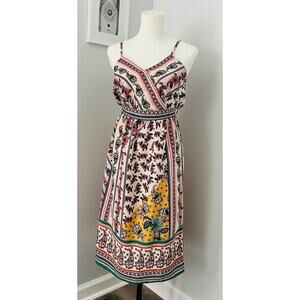 Joy Joy Boutique Women’s Sundress Paisley Print Pull Over Size extra Small.